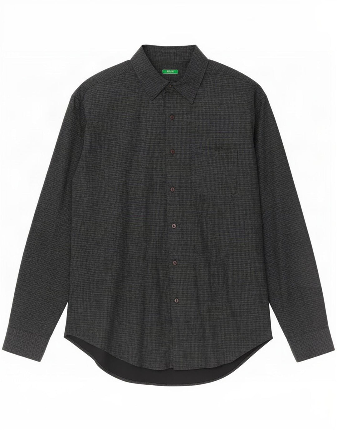 Camicia da uomo Benetton XL a quadretti blu navy