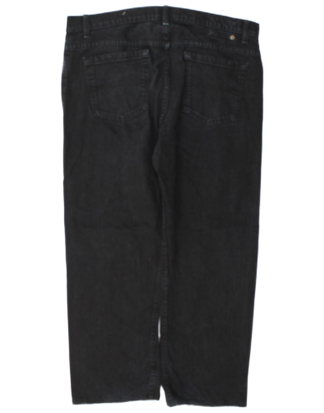 Jeans dritti da uomo Marks & Spencer W36 L26 cotone nero