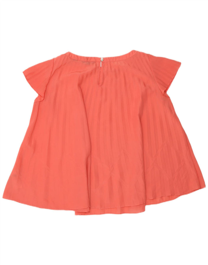 Camicetta oversize da donna Ted Baker taglia 2 piccola in poliestere a righe rosa