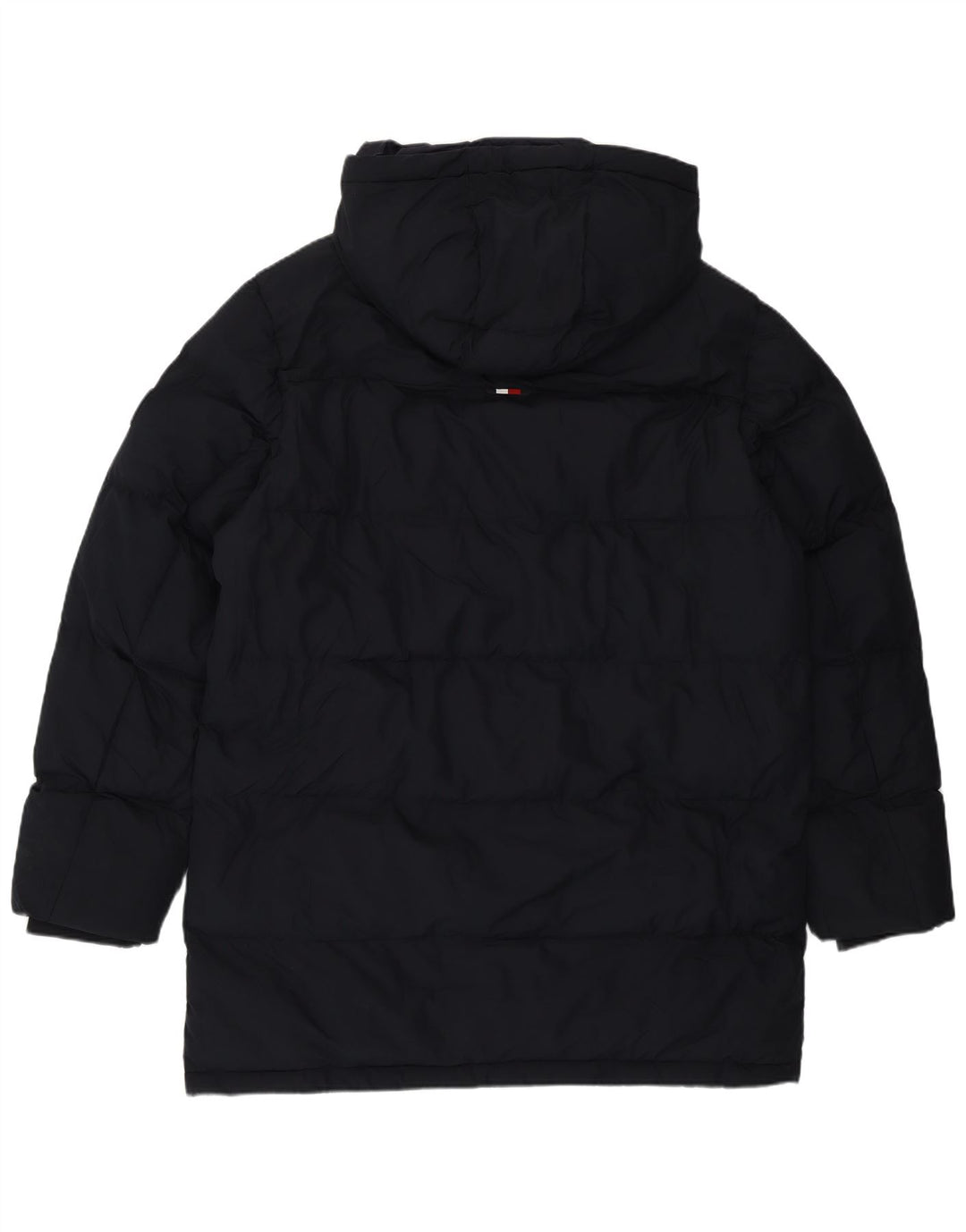 Giacca imbottita con cappuccio da uomo Tommy Hilfiger UK 40 Large in poliestere blu navy