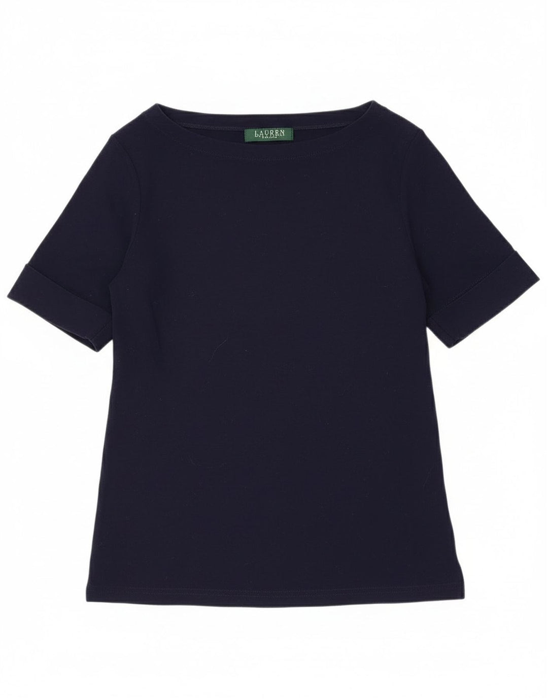 Top in camicetta da donna Ralph Lauren UK 10 piccolo blu navy