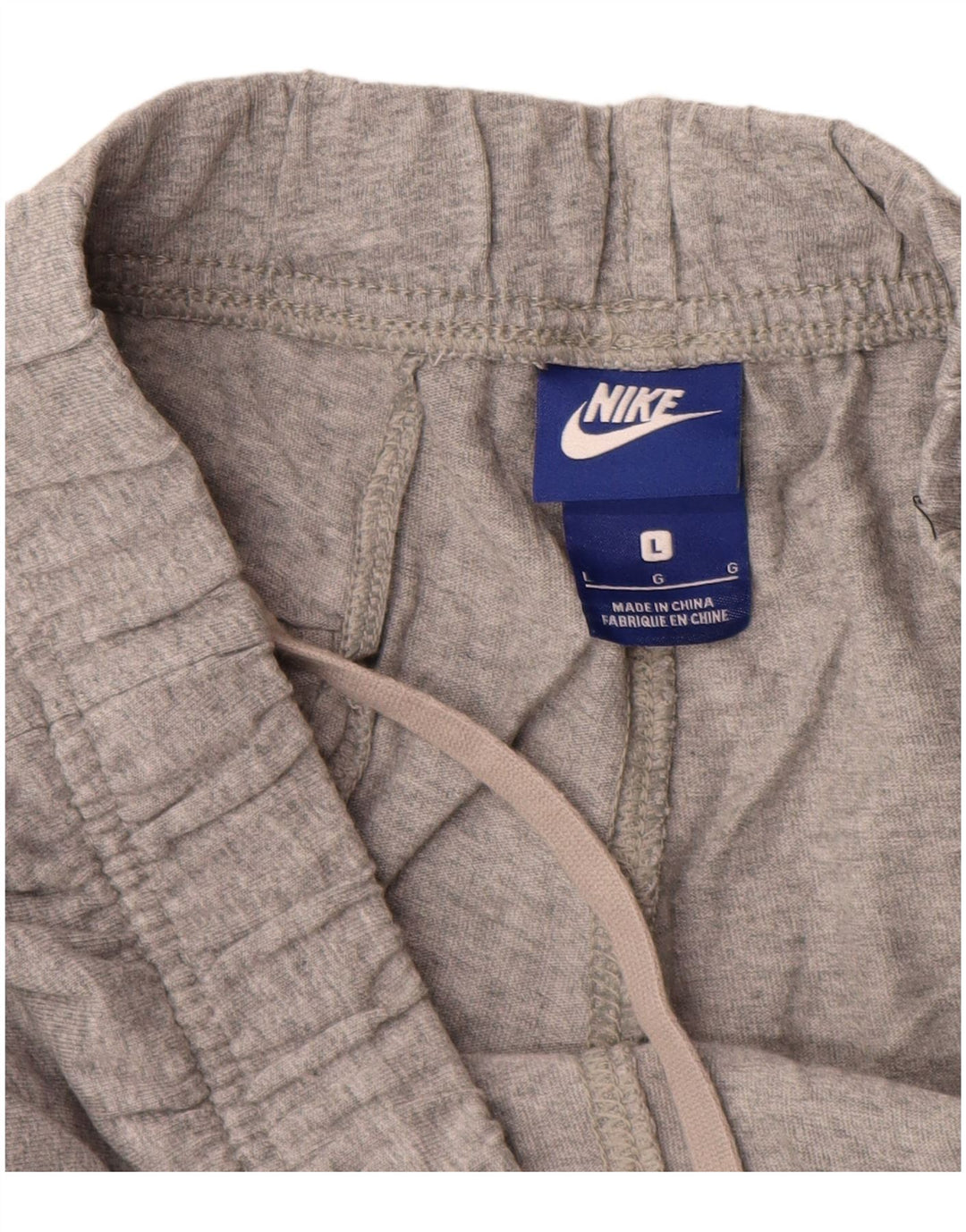 Pantaloncini sportivi da uomo Nike Large in cotone grigio