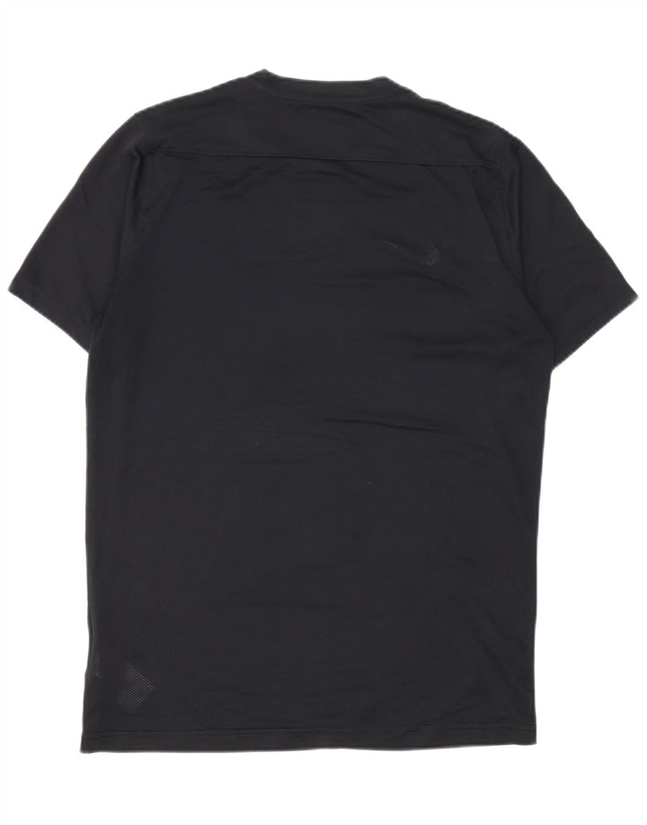 T-shirt NIKE da uomo Dri Fit, grande, in poliestere nero