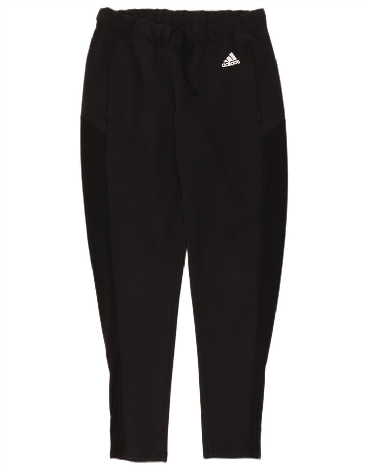 Pantaloni della tuta da donna Adidas UK 12/14 Medio Nero