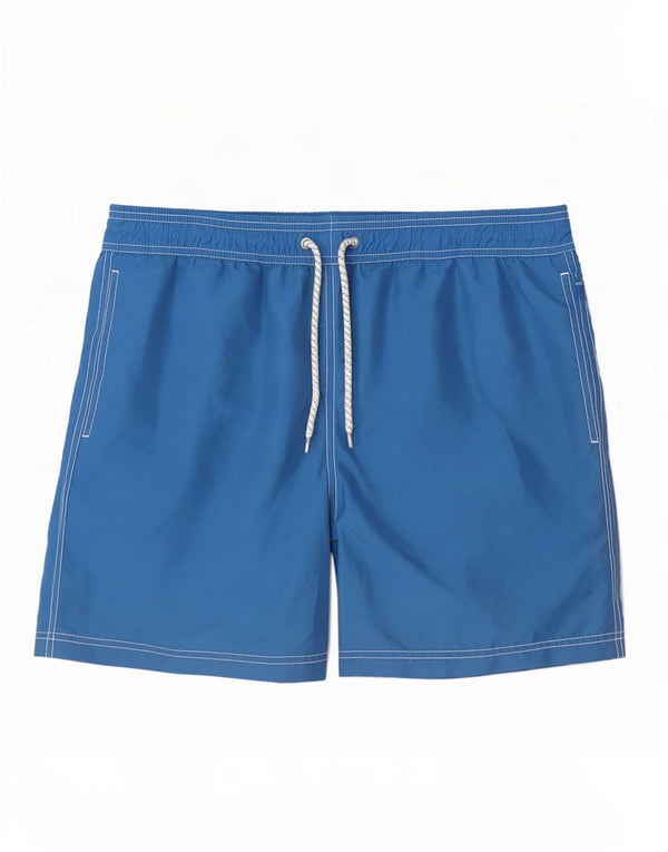 Pantaloncini da bagno da uomo Marks & Spencer blu medio in poliestere