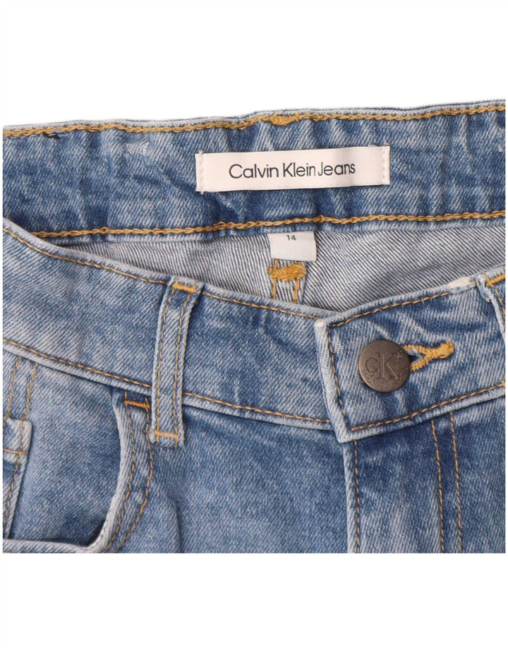 Pantaloncini di jeans da bambino Calvin Klein 13-14 anni W26 Blu