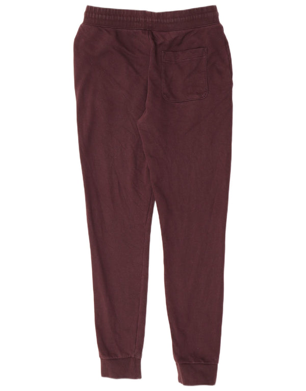 Marks & Spencer Mens Tracksuit Trousers Joggers Small  Burgundy Cotton