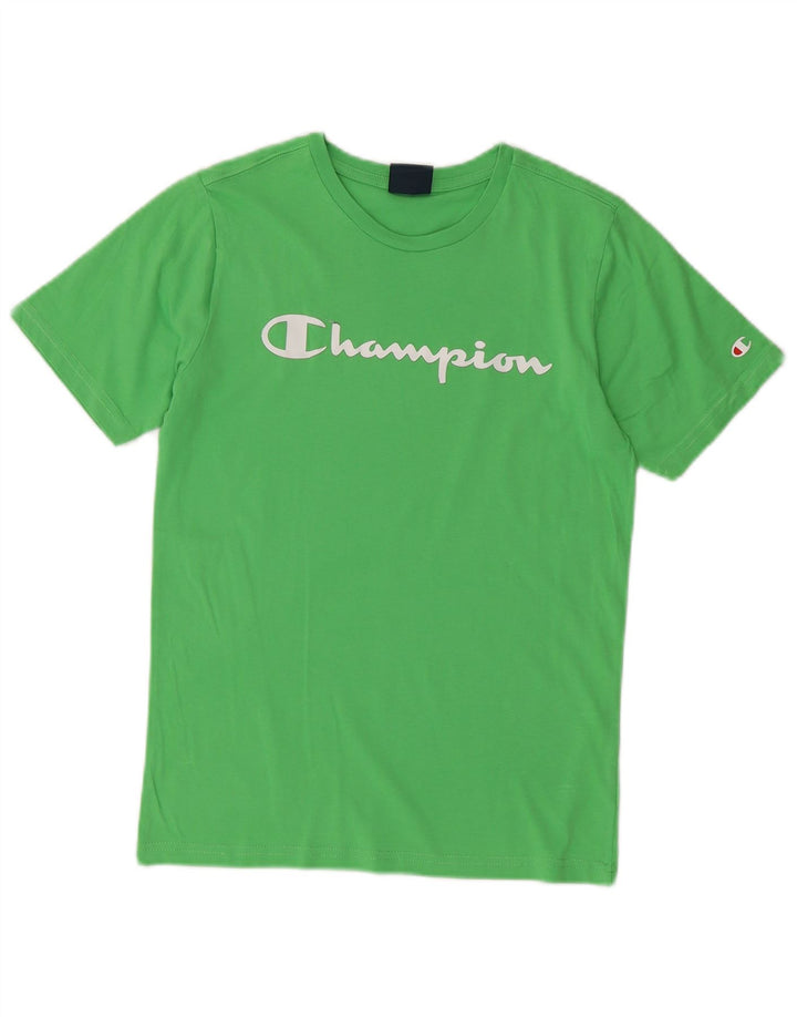 T-shirt grafica Champion da bambino, 11-12 anni, grande, verde
