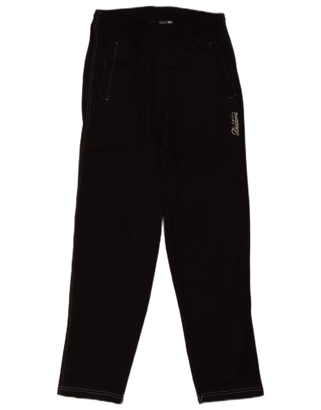 Pantaloni da tuta da donna DIADORA UK 10 Small Nero Poliestere