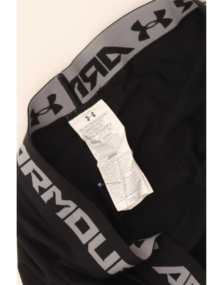 Leggings Capri grafici da uomo Under Armour 2XL poliestere nero