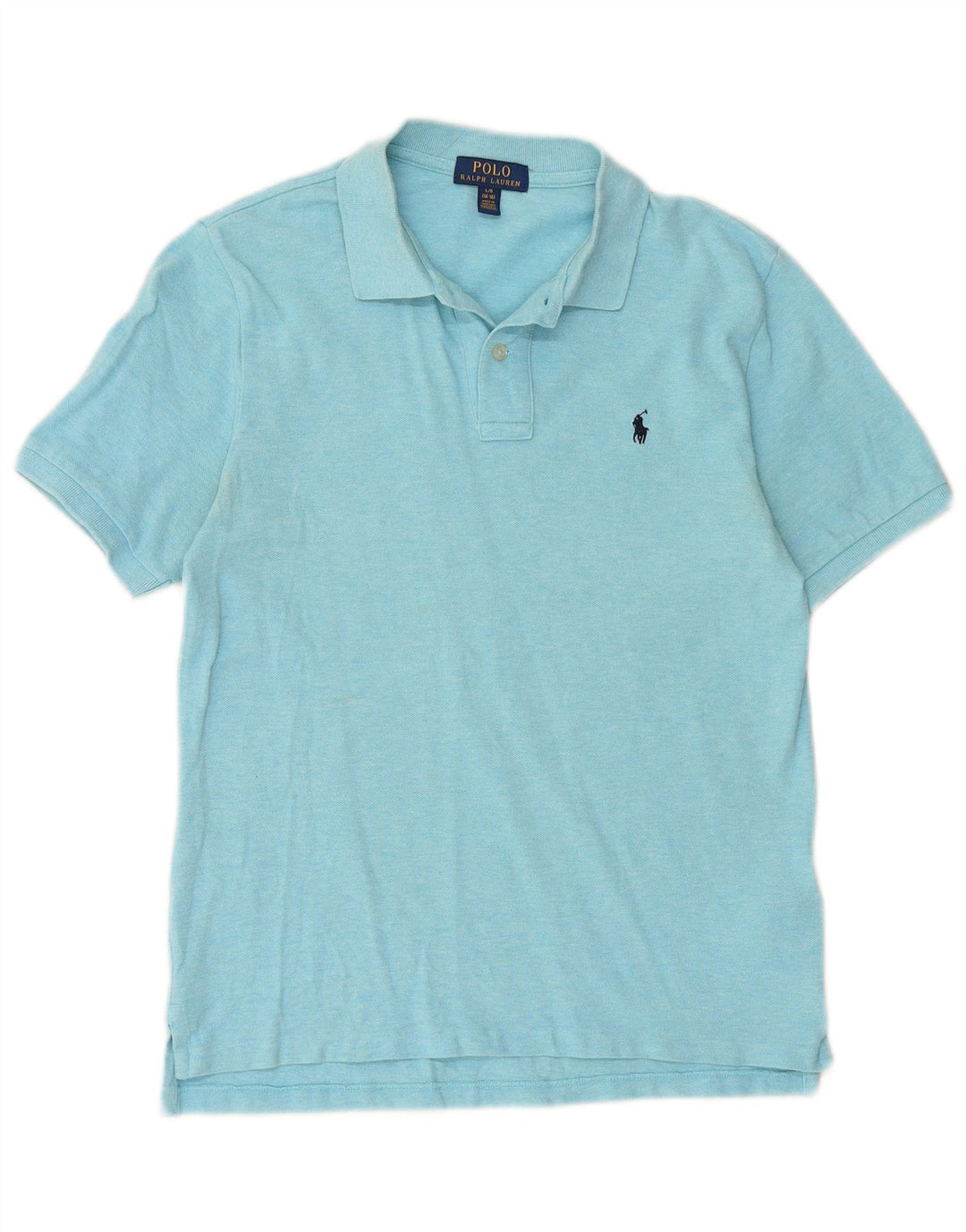 POLO RALPH LAUREN Polo Bambino 14-15 Anni Large Blu Cotone