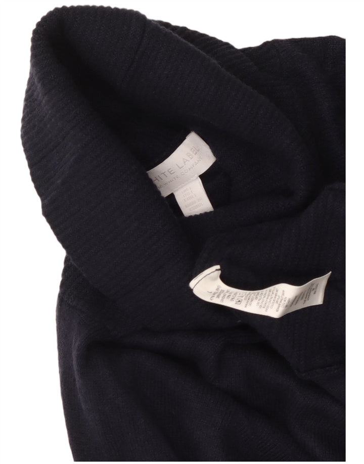 Maglione da donna con collo alto corto White Label UK 16 grande blu navy