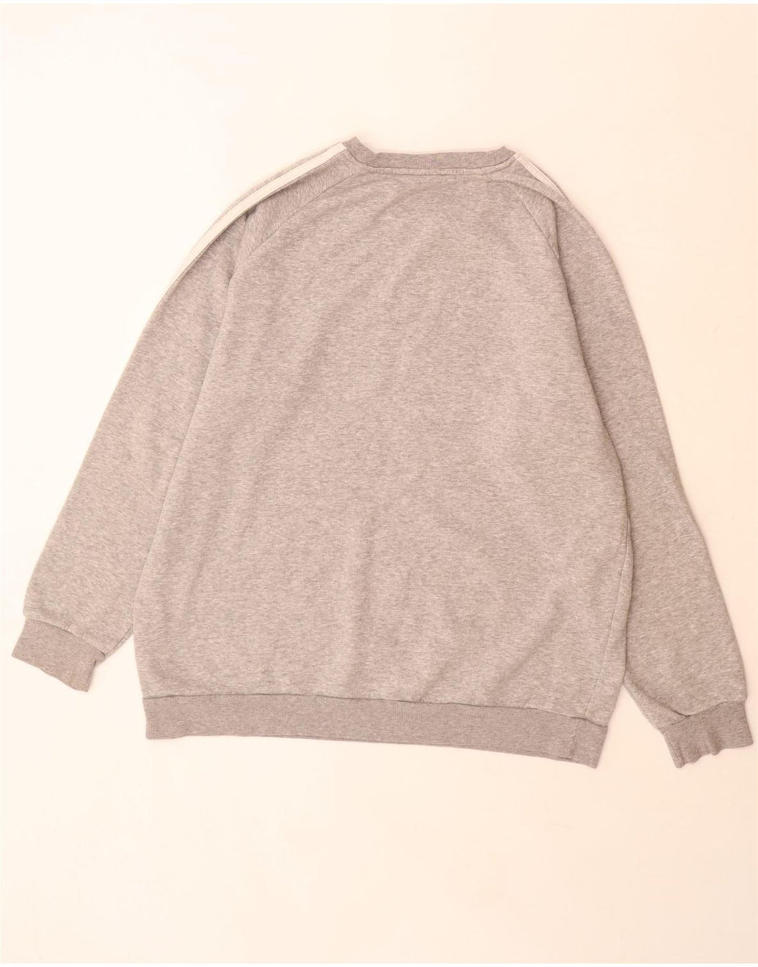 Felpa oversize da donna Adidas Jumper UK 12/14 Cotone grigio medio