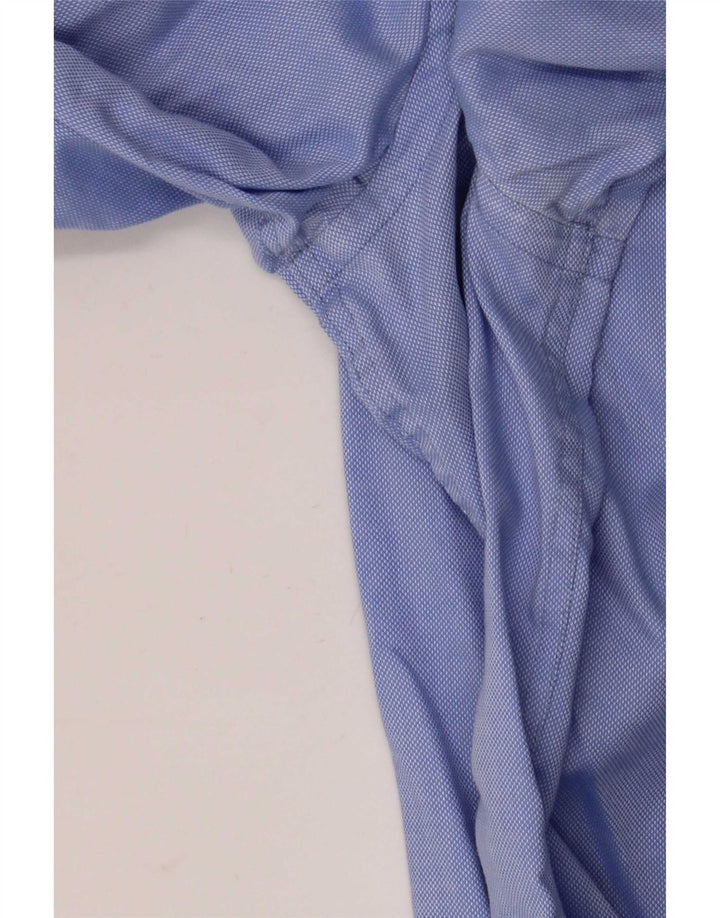 Camicia slim fit da uomo Hugo Boss taglia 39 15 1/2 cotone blu medio