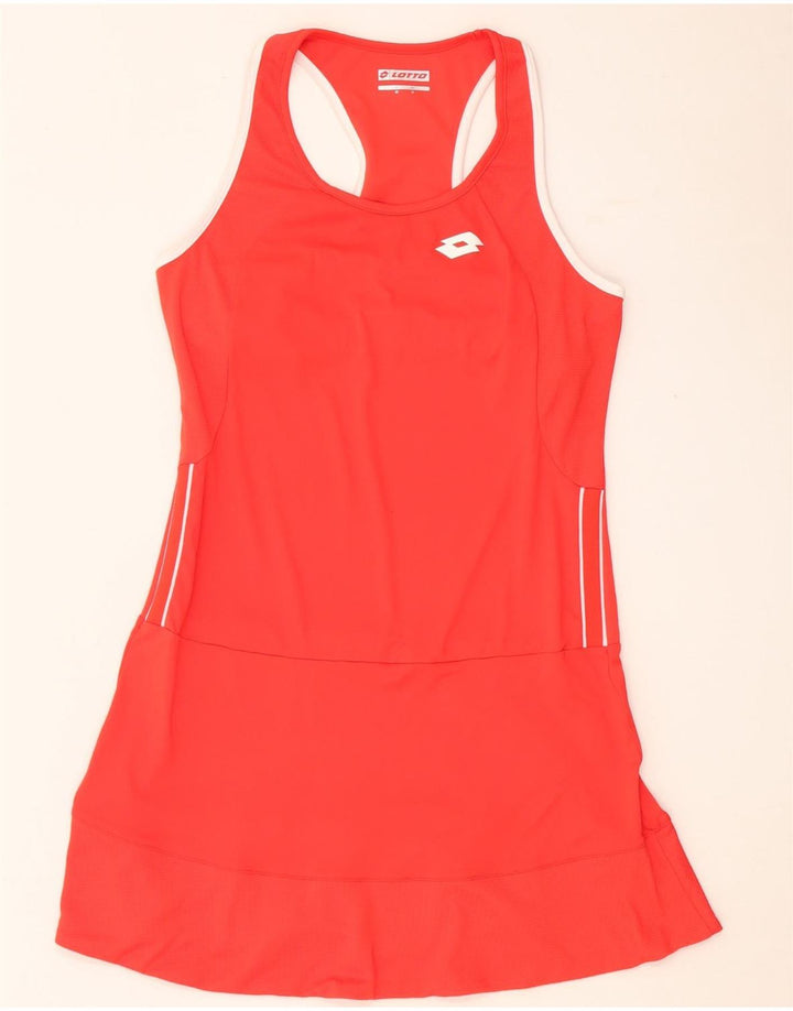 Abito da tennis da donna Lotto UK 12 medio rosso poliestere