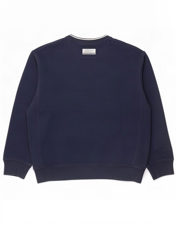 Felpa grafica da uomo Nike Felpa UK 45/47 XL Cotone blu navy