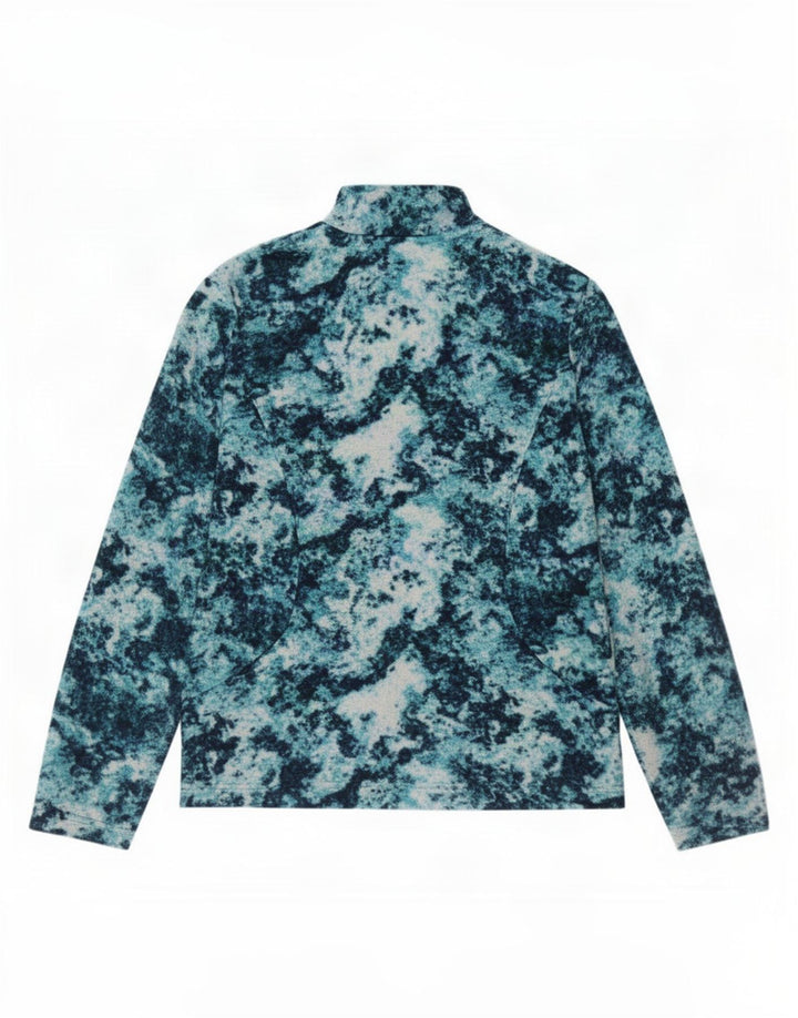 Giacca in pile da donna Marks & Spencer UK 12 Tie Dye multicolore medio