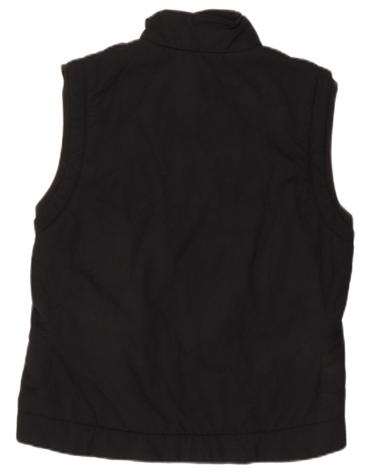 Giacca sportiva senza maniche da donna ADIDAS UK 14 grande poliestere nero