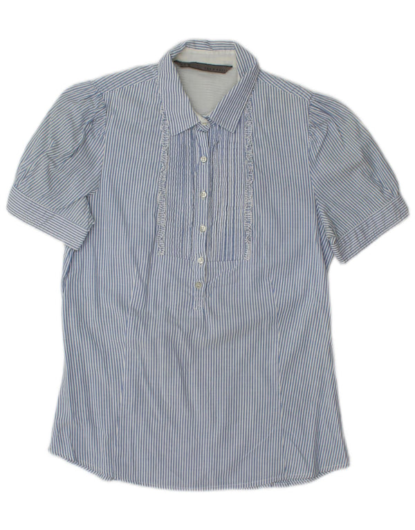 Maglia pullover a maniche corte da donna Zara UK 10 Small Blue Striped