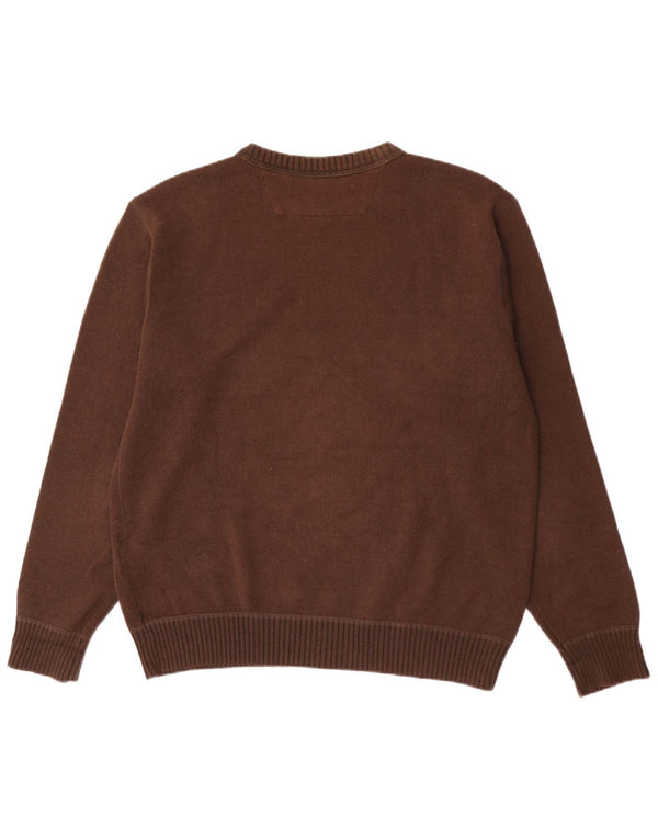 Maglione maglione girocollo da uomo Marlboro Classics grande marrone