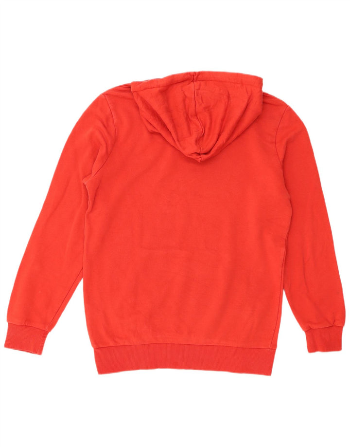 Felpa con cappuccio grafica da uomo Puma Small in cotone rosso