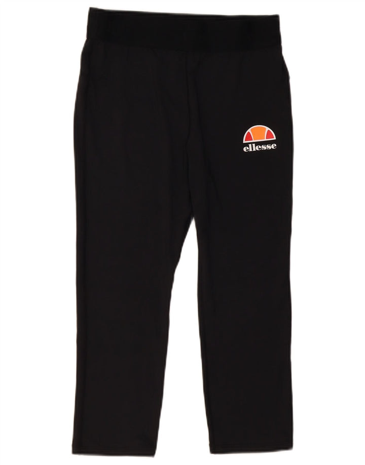 Leggings Capri da donna Ellesse UK 12 poliestere nero medio