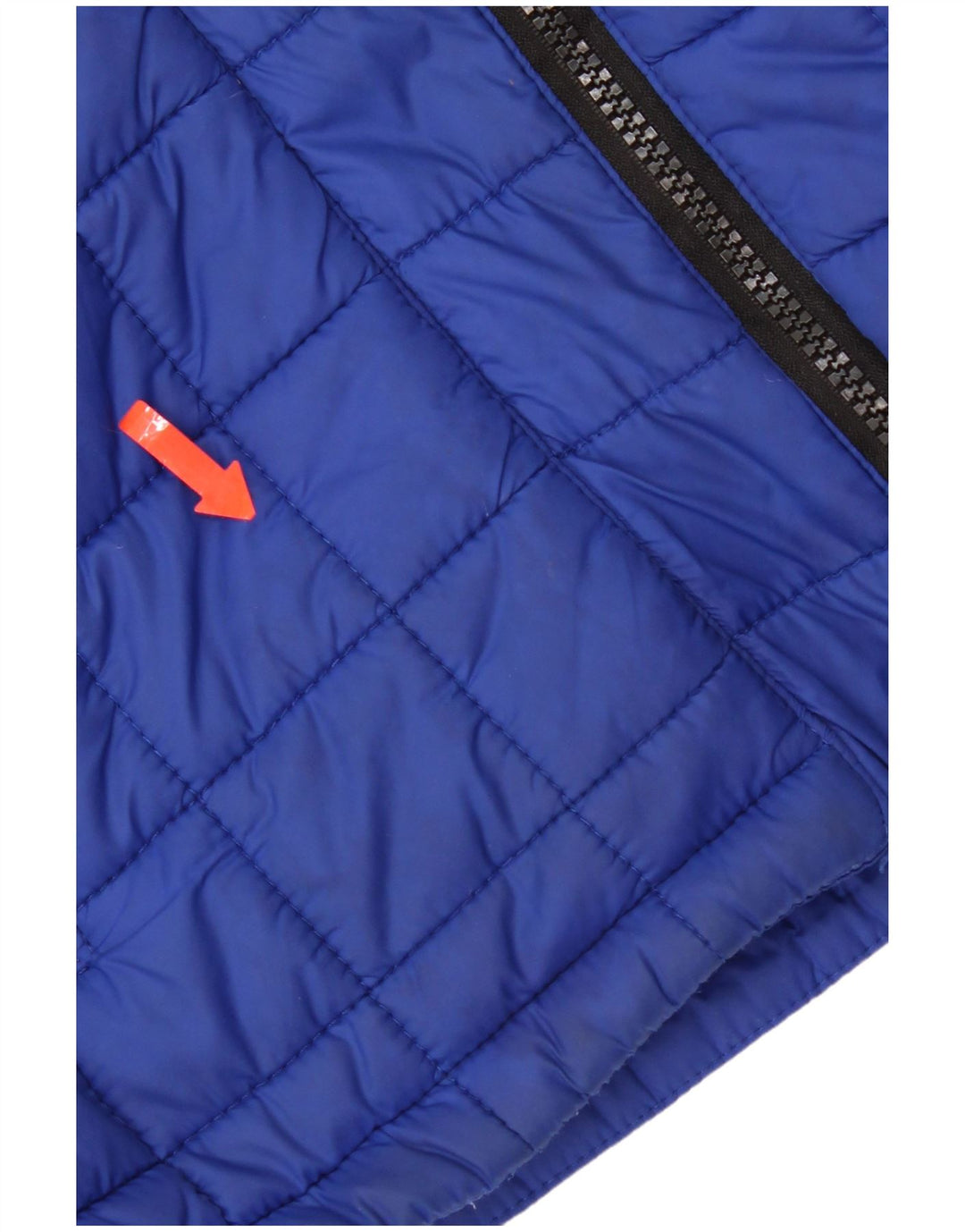 Giacca imbottita con cappuccio da donna Superdry UK 10 Small nylon blu