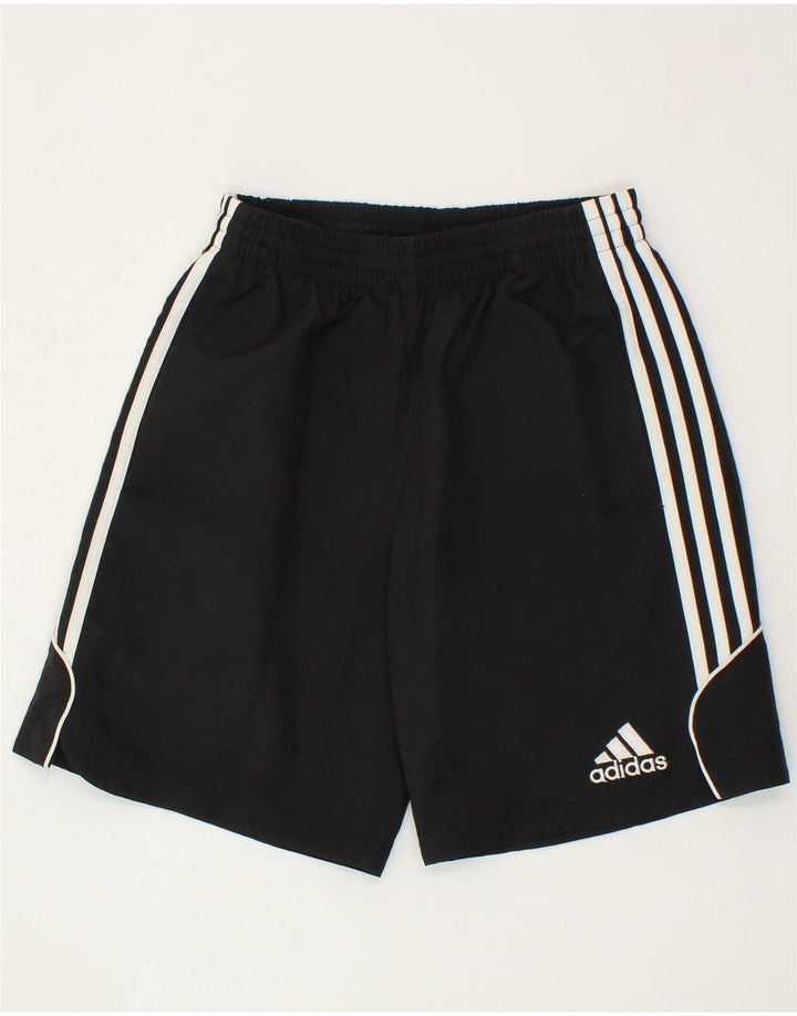 ADIDAS Boys Sport Shorts 15-16 Years  Black Polyester Vintage Adidas and Second-Hand Adidas from Messina Hembry 