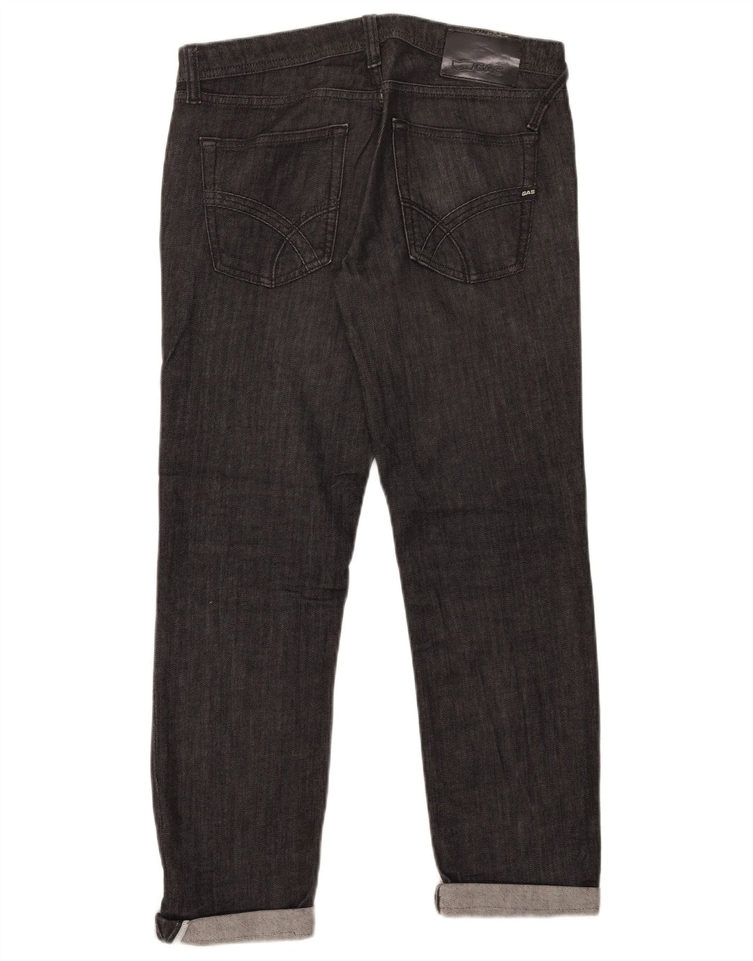 Jeans dritti da donna Gas W31 L26 cotone nero