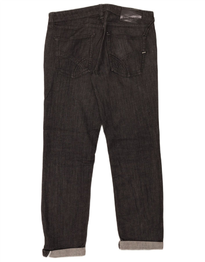 Jeans dritti da donna Gas W31 L26 cotone nero