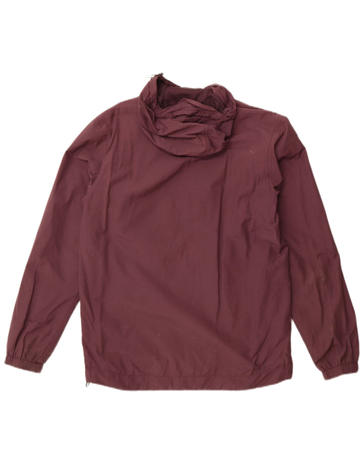 Giacca antipioggia con cappuccio da uomo Lyle & Scott UK 36 piccola in cotone bordeaux
