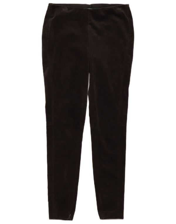 Leggings in velluto a coste da donna Ralph Lauren US 2 XS cotone grigio