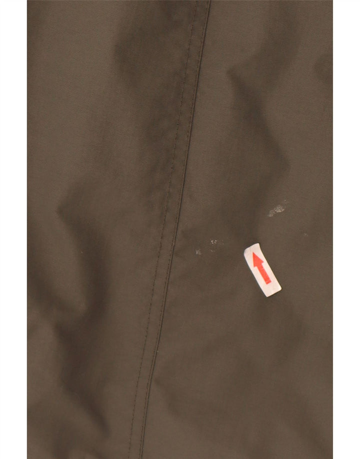 Cappotto imbottito con cappuccio da donna Fat Face UK 12 Nylon kaki medio