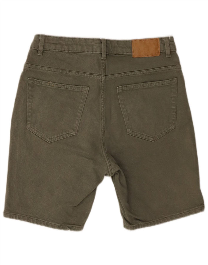Pantaloncini di jeans da uomo Zara EU 38 piccoli W30 verdi