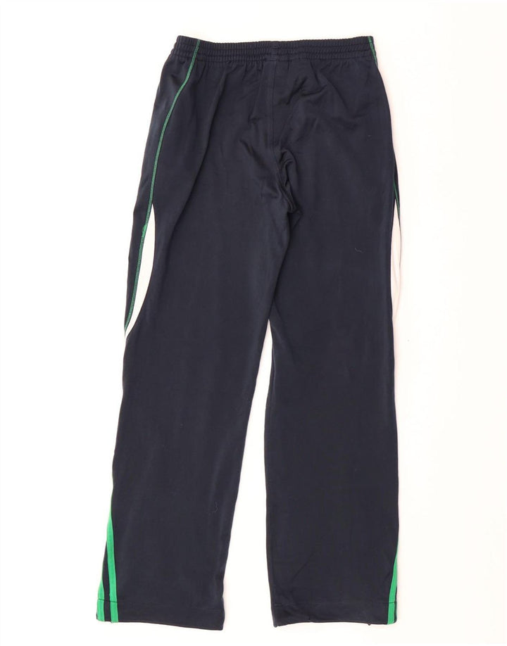 Pantaloni della tuta da ragazzo Adidas 11-12 anni in poliestere blu navy