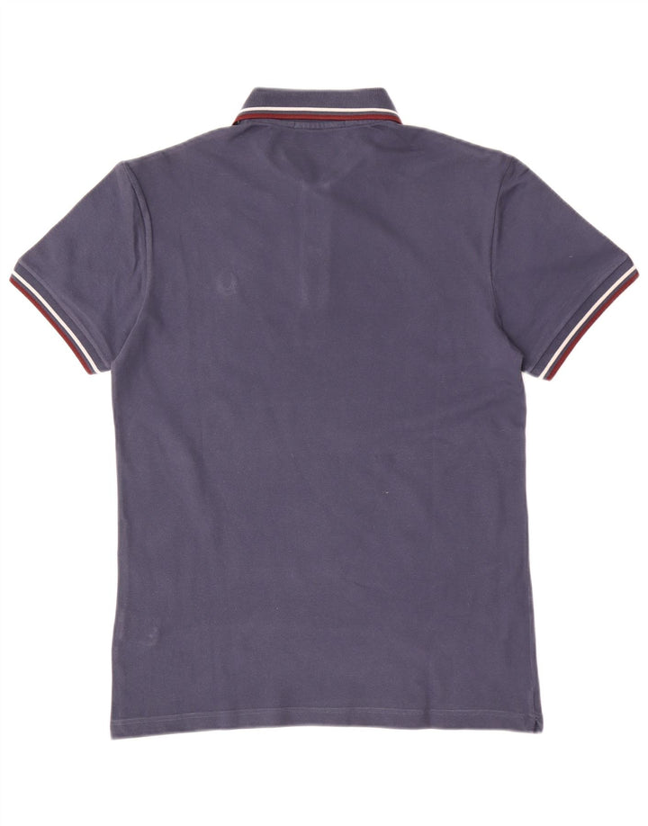Polo Fred Perry da uomo leggera ed elasticizzata in cotone blu navy medio