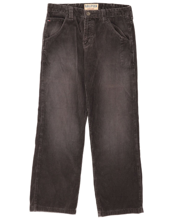 Pantaloni da uomo in velluto a coste Ballpeen Tommy Hilfiger W34 L34 cotone grigio