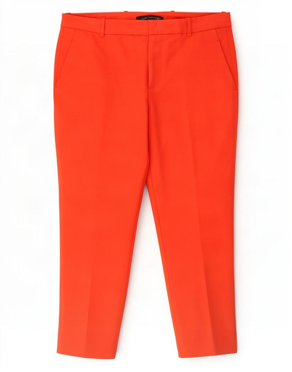 Pantaloni corti affusolati da donna Zara EU 42 Large W32 L24 Rossi