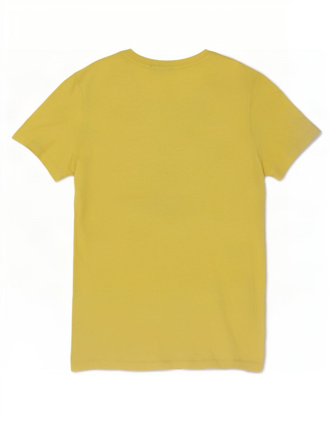 Calvin Klein Jeans T-shirt grafica da uomo Top in cotone giallo medio