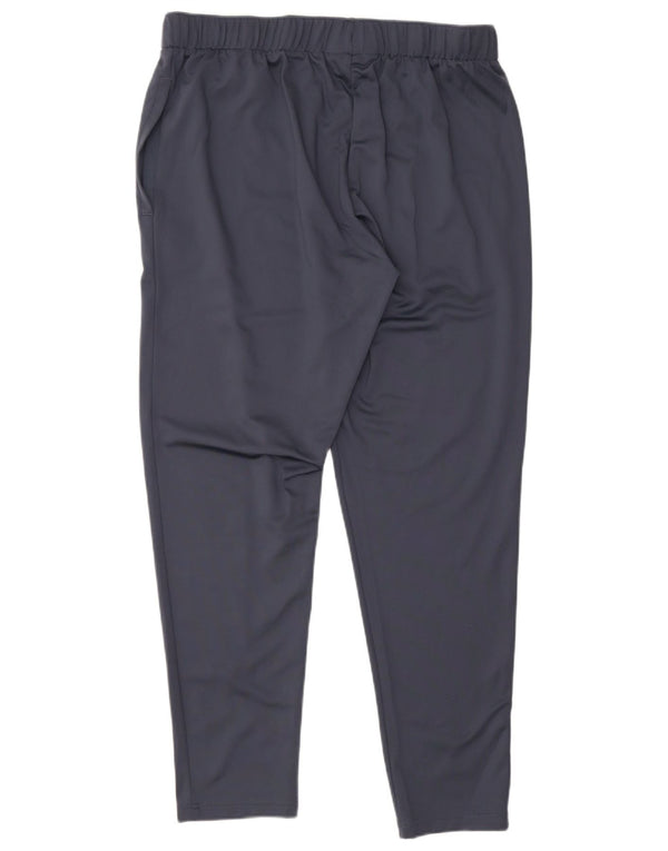 Under Armour Mens Tracksuit Trousers XL Navy Blue Polyester