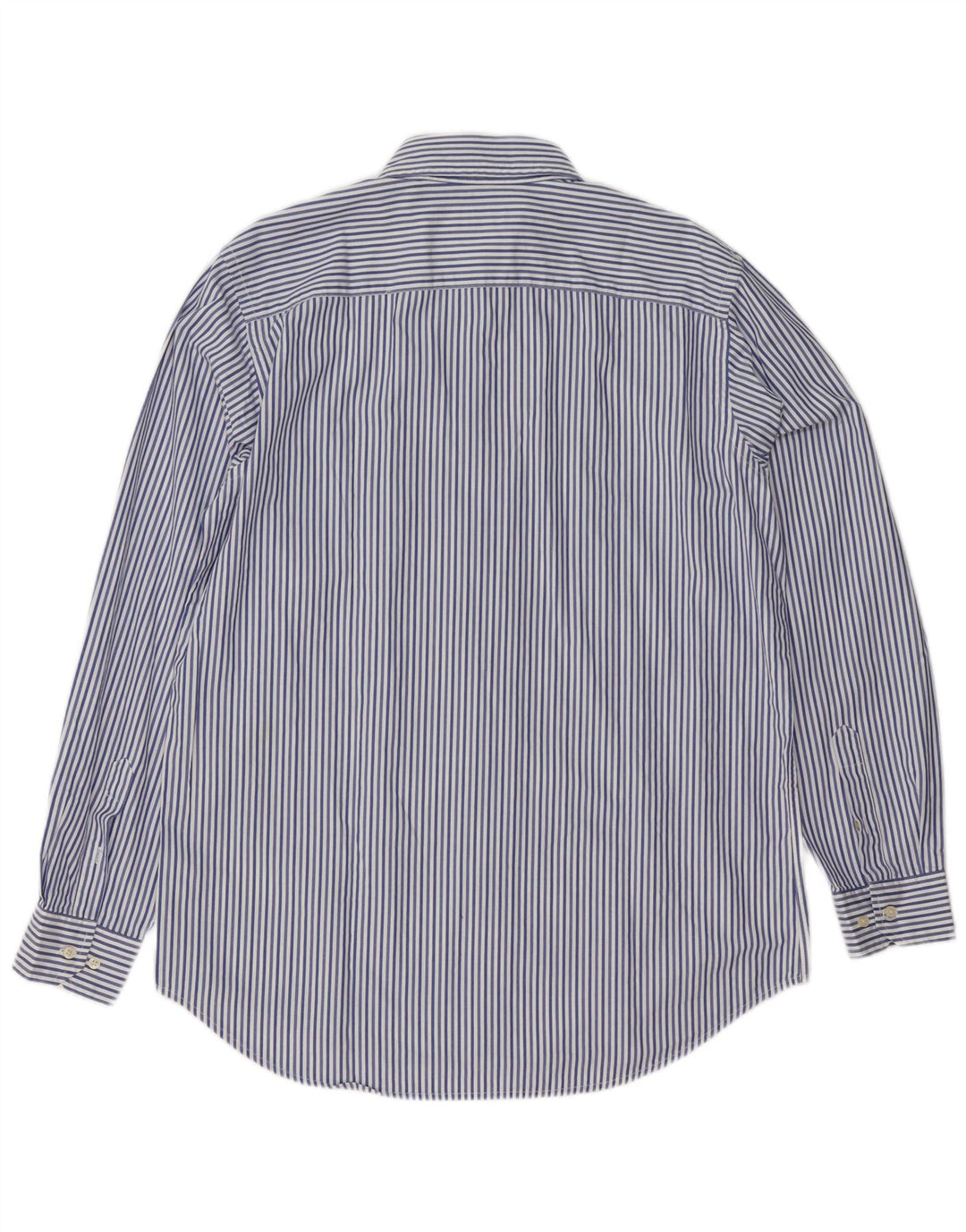 Camicia Uomo Avirex Large Blu Gessato in Cotone