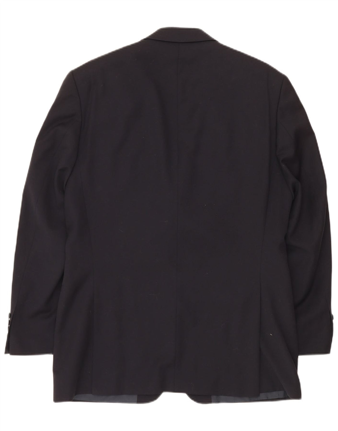 Giacca blazer da uomo a 3 bottoni Hugo Boss EU 50 grande lana vergine nera
