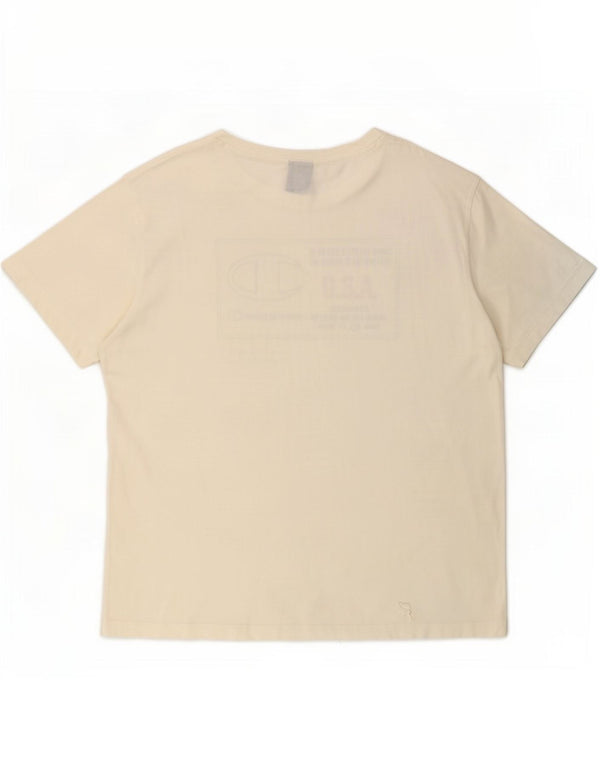 Champion T-shirt grafica da uomo XL Bianco