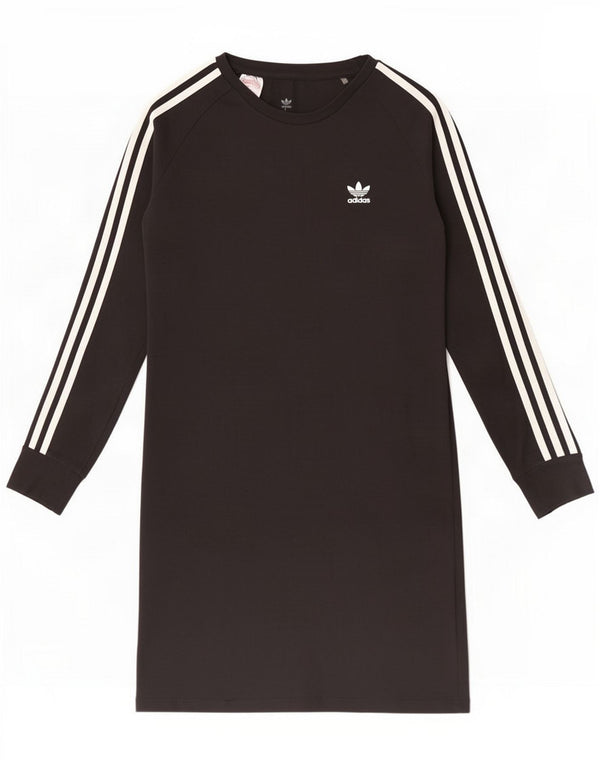 Adidas Vestito T-shirt a maniche lunghe da bambina 13-14 anni Large Nero Cotone