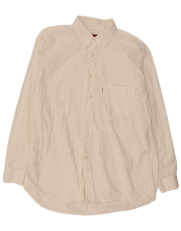 Camicia Levi's da uomo XL in cotone bianco