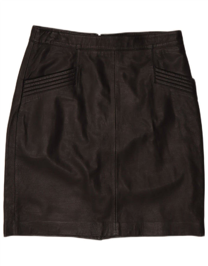 Mini gonna in pelle da donna B.Young EU 38 Media W30 Pelle nera