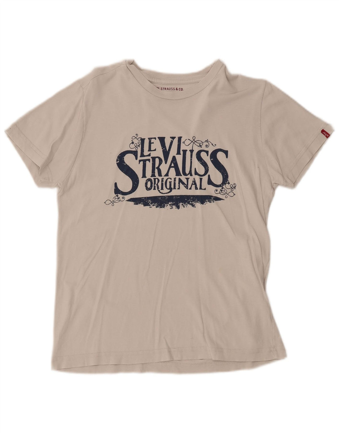 T-shirt grafica da donna Levi's Top UK 10 piccola bianca