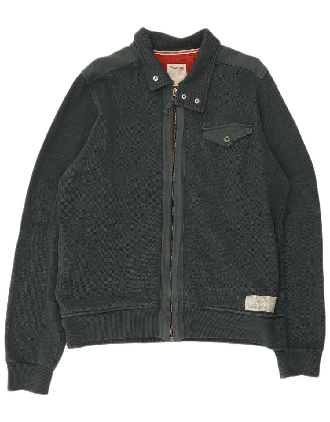 Giacca da ginnastica da uomo Timberland grande in cotone verde