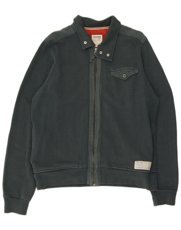 Giacca da ginnastica da uomo Timberland grande in cotone verde
