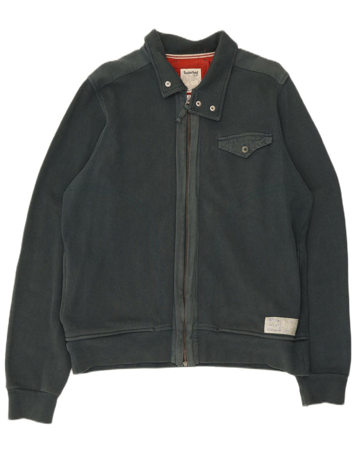 Giacca da ginnastica da uomo Timberland grande in cotone verde